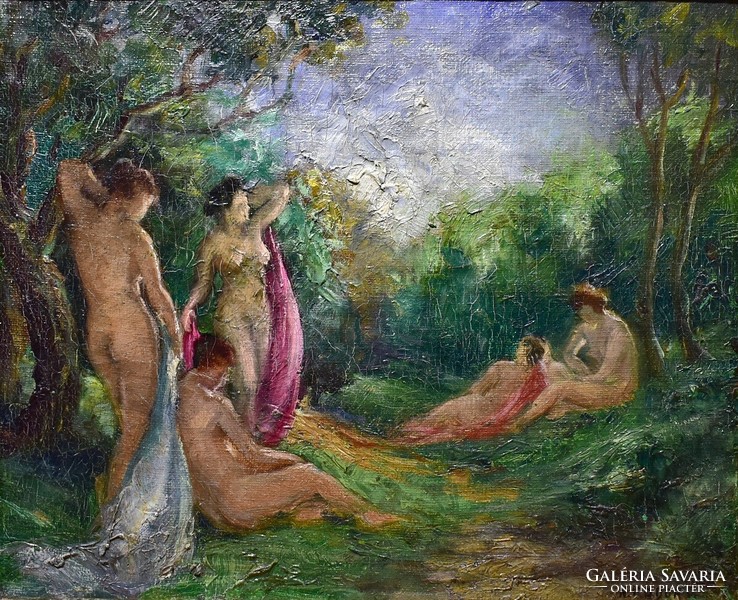 Olga N. Fodor (1889-1962): nudes outdoors
