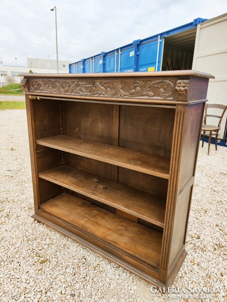 Antique Neo-Renaissance bookcase / bookcase from a castle from the 1800s