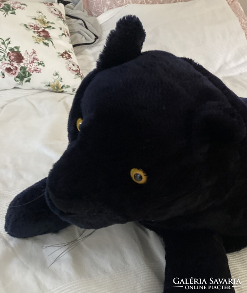 Giant plush black panther