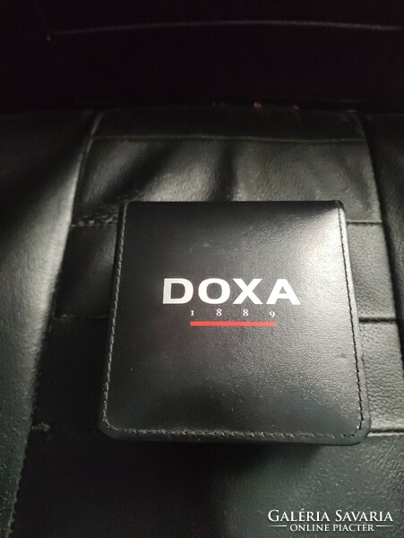 Doxa watch case leather effect.