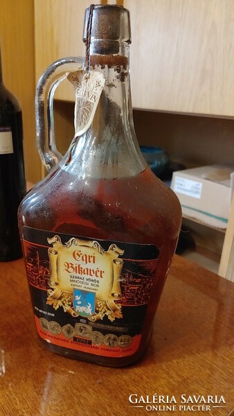 1991 Egri bikavér száraz vörösbor, 2 Liter