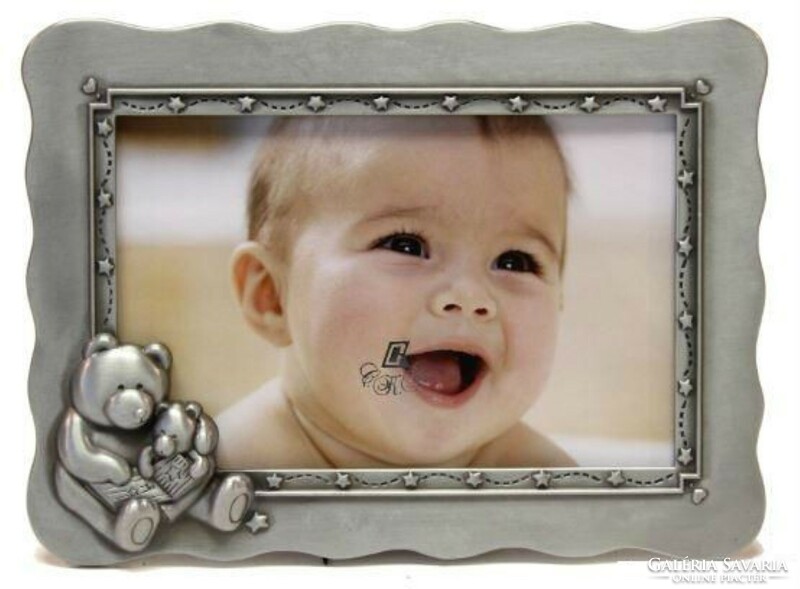 Baby metal photo frame /10 x 15 cm/ (9103)