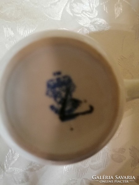 Barack virágos káves csésze alföldi