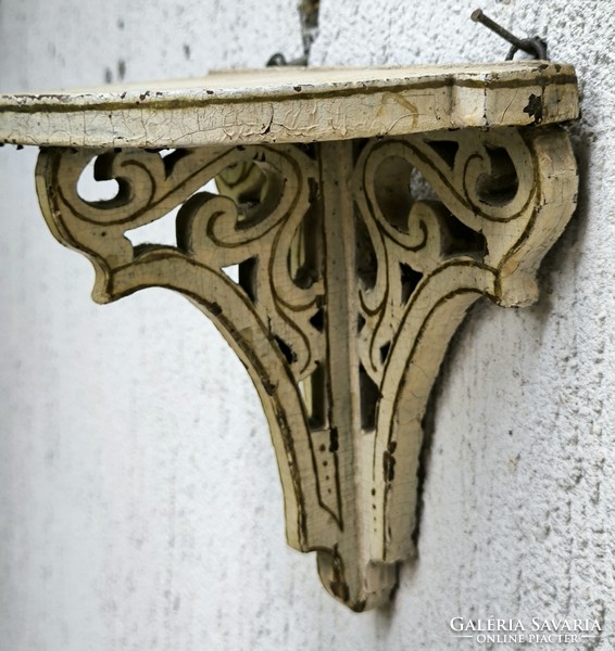 Antik àttört faragott Posztamens viràgtartó konzol szobor tartó viràgtartó barokk stílusú