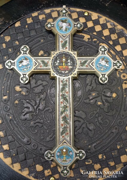 Murano micromosaic cross