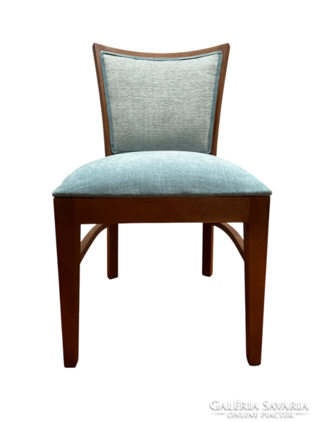 Solid wood style chair with new upholstery