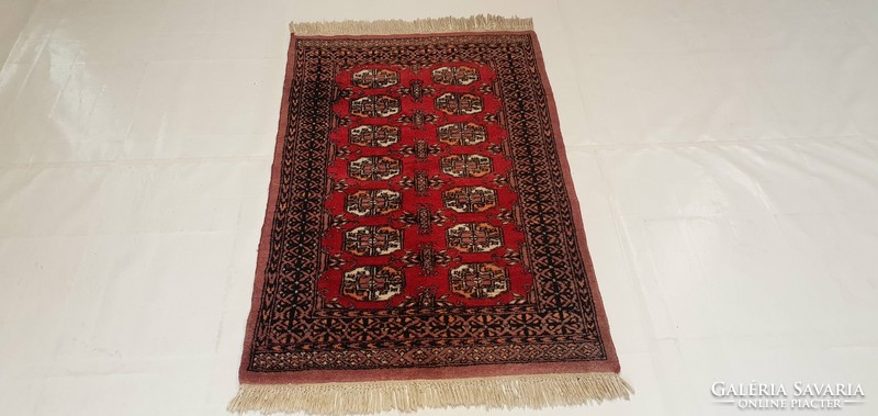 3227 Pakistani Bokhara Hand Knotted Woolen Persian Carpet 80x125cm Free Courier