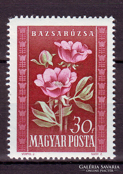 1950 Virág i. 30 F ¤¤ / machine color print, dental error