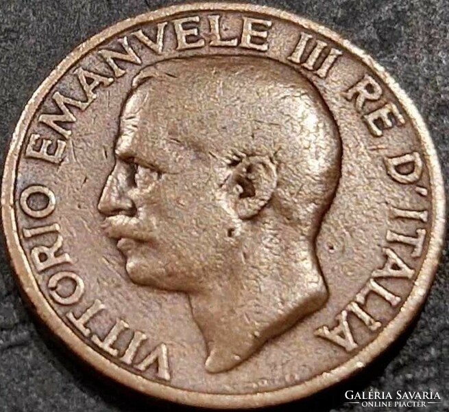 Olaszország, 10 Centesimi 1928.