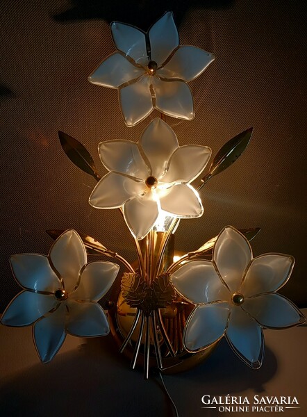 Hollywood regency Muránói üveg fali lámpa ALKUDHATÓ design