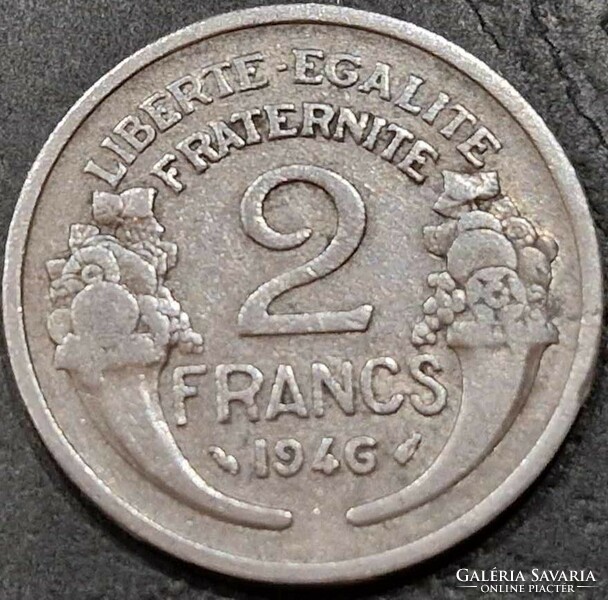 France 2 francs, 1946.