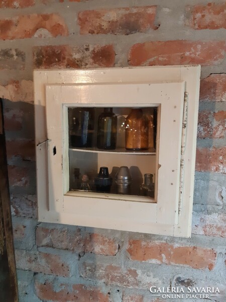 Glass medicine cabinet
