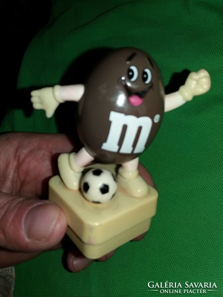 Retro mundial soccer world cup - m&m candy drag advertising figure figure in good condition according to the pictures
