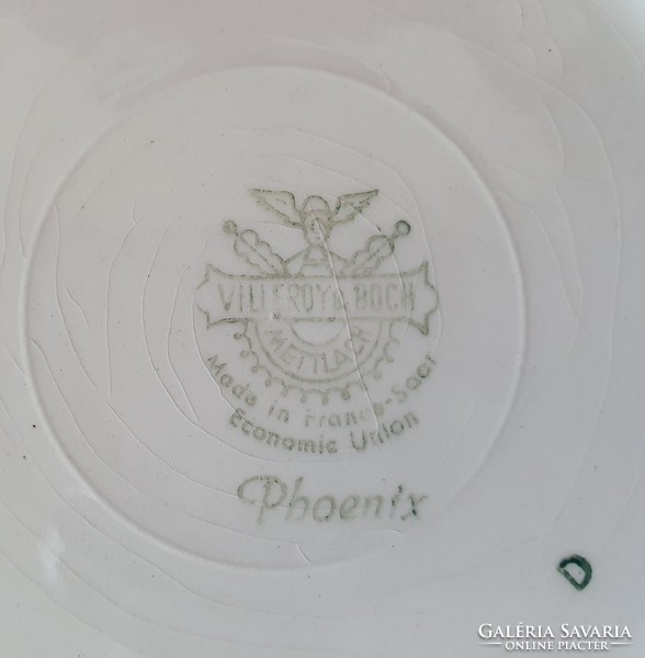 Villeroy & Boch Phoenix madaras porcelán tányér páva madár mintával