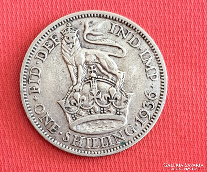 1936 Silver English 1 Shilling (737)