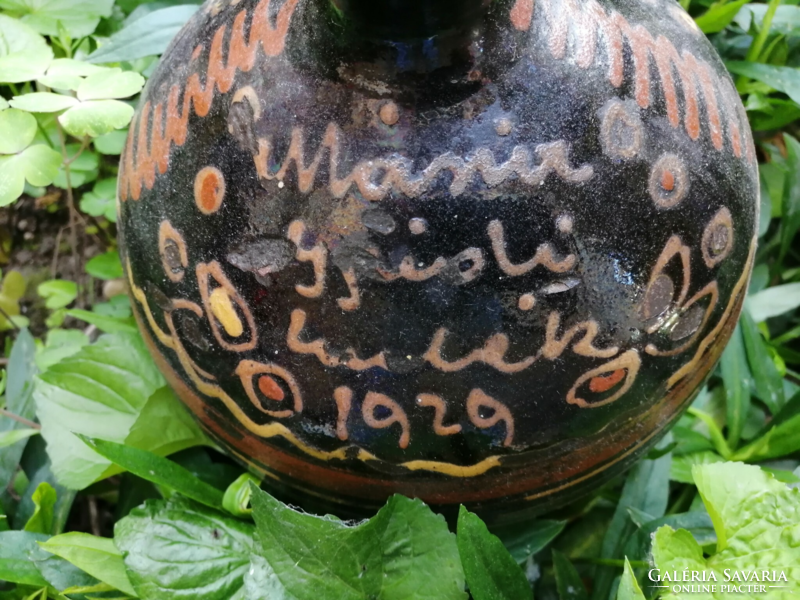 Máriagyűd commemorative jar with inscription 1929