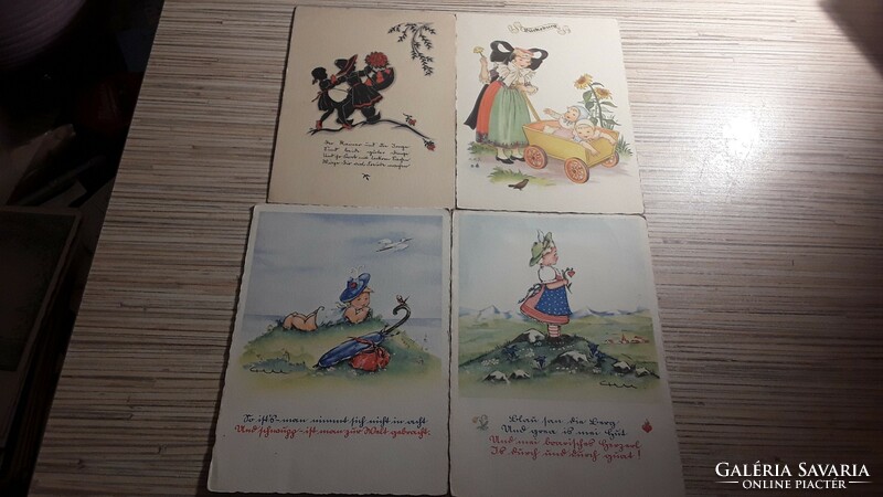 Old greeting cards.