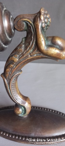 Antik szecessziós bronz lámpa ALKUDHATÓ design