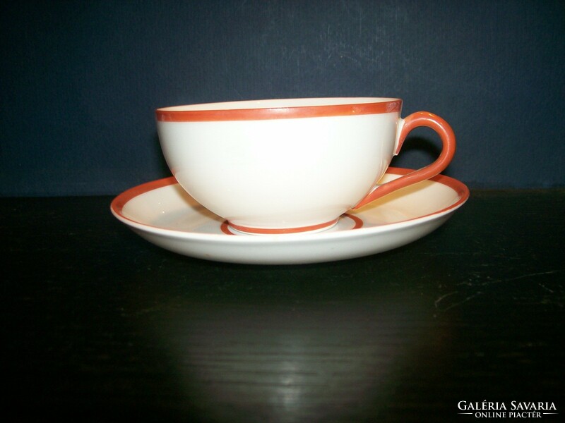 Fine porcelain cup + saucer