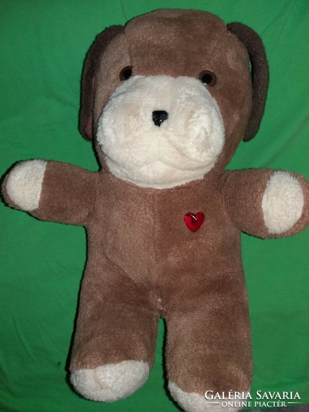 Antique quality rechargeable untested plush puppy dog figure 37 cm, good condition according to the pictures