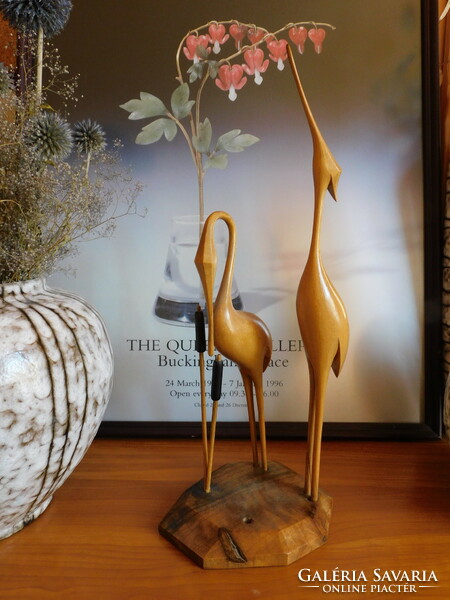 Wooden waders - herons / 40 cm