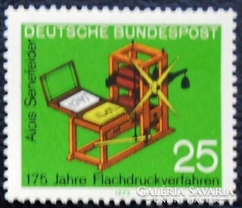 N715 / Germany 1972 lithography printing stamp postal clearance