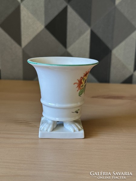 Small vase with flower pattern from Herend, vase 7.5 cm
