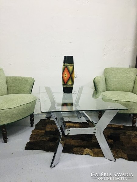 Coffee table with chrome legs - 50440