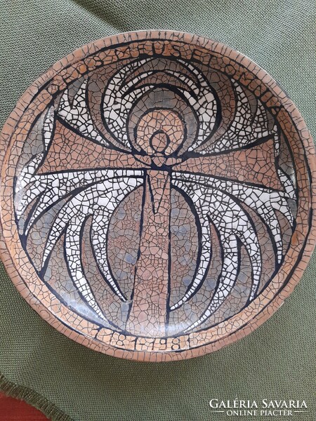 Ceramic bowl with a religious scene, Ilona style