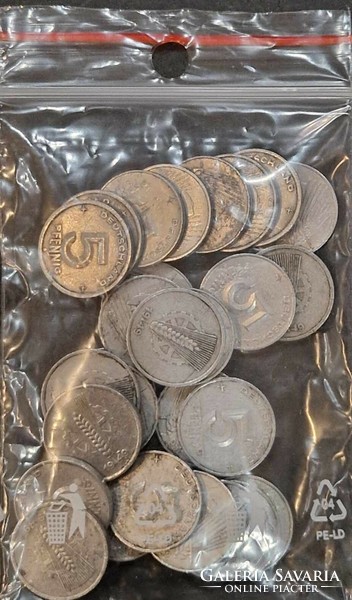5 pfennig, 1948. - 1953. ÉV NDK LOT 30 DB