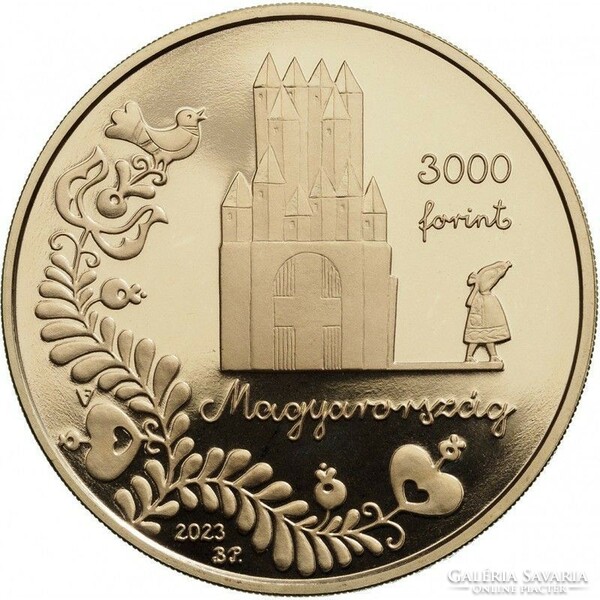 3000 HUF a só 2023 Hungarian folk tale non-ferrous metal commemorative medal in a closed, unopened capsule
