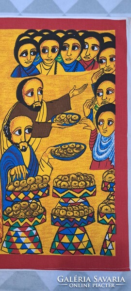 Falikárpit, keresztény vallásos éhségkendő 2 (M4686)