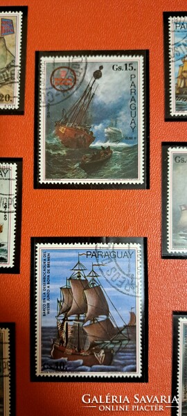 1981. Paraguay flagged ships stamps f/6/10