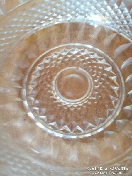 Crystal cut bowl 20 cm
