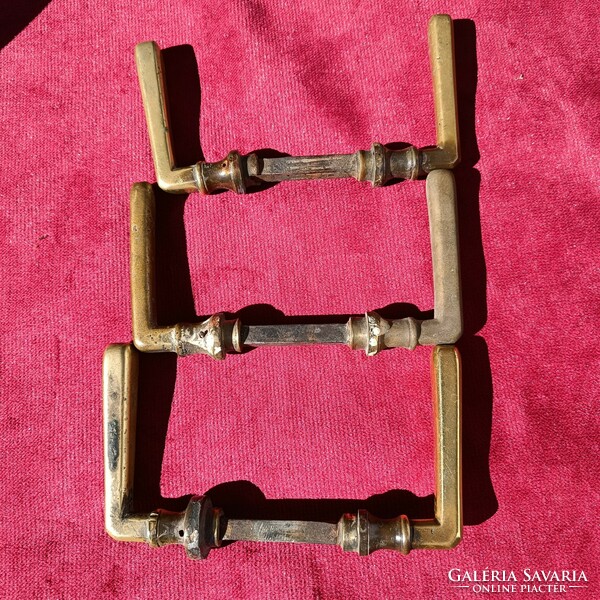 3 Pair of antique copper doorknobs copper doorknobs