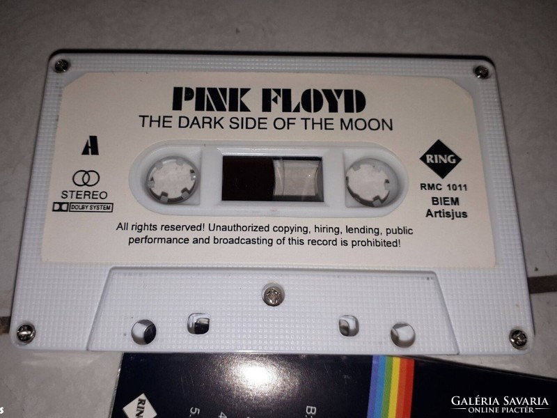 Pink floyd - the dark side of the moon program cassette tape,