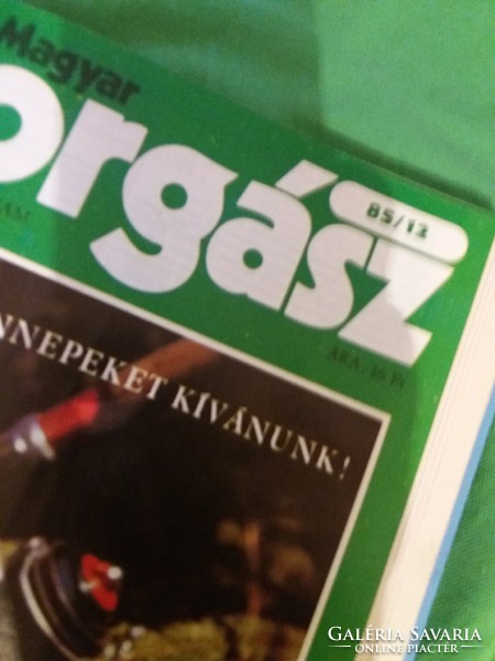 1985. Magyar horgász illustrated monthly magazine full season bound in a book according to the pictures