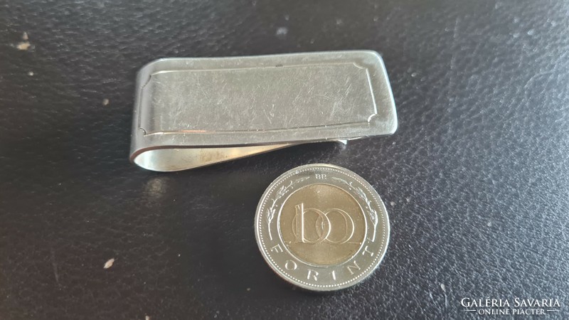 Silver money clip, money holder 21gr