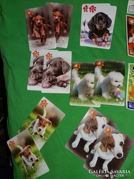 Retro Hungarian cat and dog game cards to make up for gaps in one set as shown in the pictures