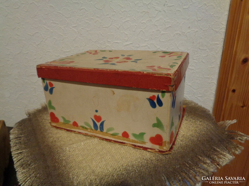 Ge-vi, Hungarian ladies' stockings, box from the 1930s, 17 x 12 x 10 cm