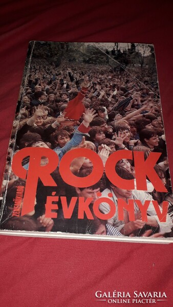 1981.Miklós Katalin : Rock évkönyv 1981 JANUÁR-DECEMBER könyv a képek szerint ZENEMŰ