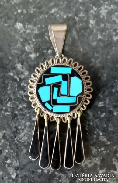 Mexican silver pendant