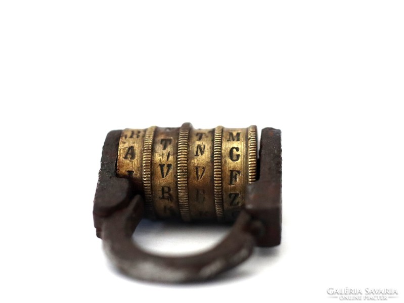 19. századi betűs lakat / 19th c padlock