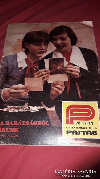 1978. Pajtás 13 -14. Number special double number cult school pioneering weekly newspaper according to the pictures
