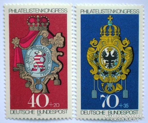 N764-5 / Németország 1973 FIP kongresszus ( IBRA bélyegkiállítás bélyegsor postatiszta
