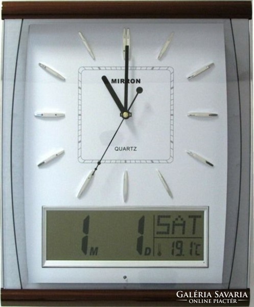 Wall clock /temperature, date/ (1316)