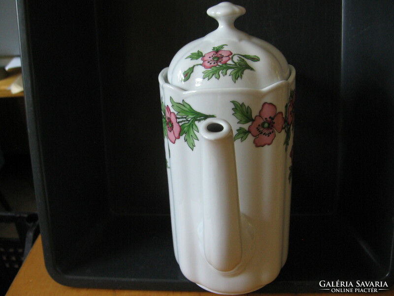 Romantic retro Seltmann Weiden poppy tea, coffee pot, jug