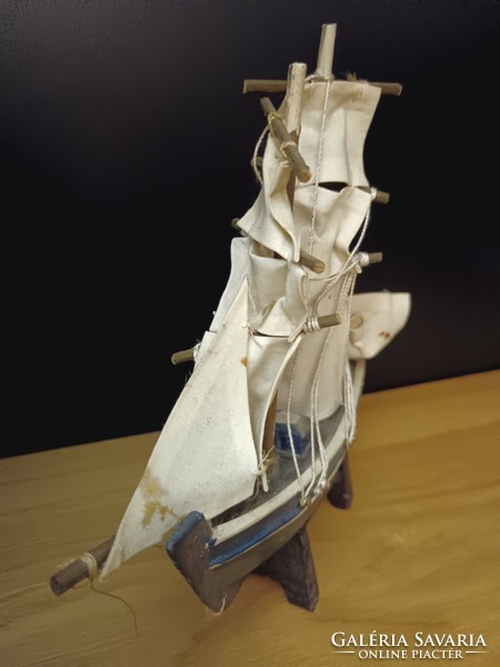 Three-masted sailing ship model