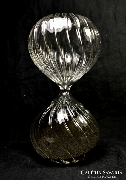 Decorative shaped glass hourglass!