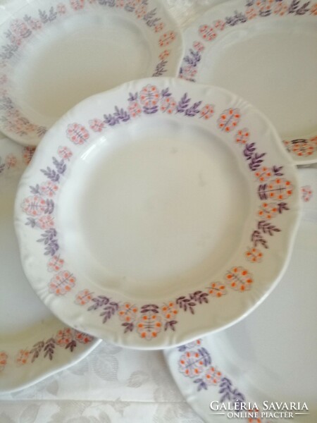 Zsolnay tányér 19cm  5 darab gyönyörű hibátlan